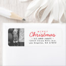Search for black red return address labels Elegant