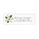 Search for poinsettia return address labels Merry christmas