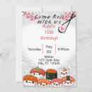 Search for sushi birthday invitations Chopsticks