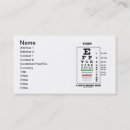 Search for sight business cards Optometry