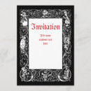 Search for looking glass invitations Vintage