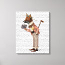Search for fox canvas prints Flower leaves