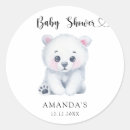 Search for polar bears stickers Watercolor