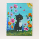 Search for black tuxedo cat puzzles Cats