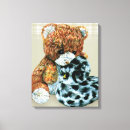 Search for teddy bear canvas prints For kids