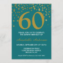 Search for turquoise and gold invitations Milestone