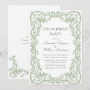 Search for renaissance party invitations Blue flowers
