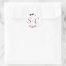 Search for patriotic wedding stickers Modern
