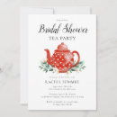 Search for tea bridal shower invitations Greenery
