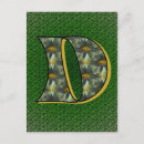 Search for monogram d postcards Initial