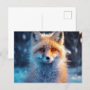 Search for woodland foxes postcards For her