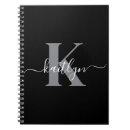 Search for chic notebooks Script typography