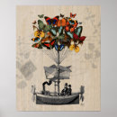 Search for steampunk airship posters Butterfly