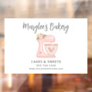 Search for bakery business window decals Pink