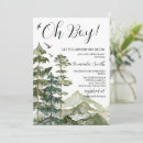 Search for pine tree baby shower invitations Let the adventure begin