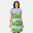 Search for cartoon toad aprons Green