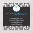 Search for damask cocktail party invitations Blue