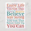 Search for positive phrases postcards Positivity