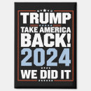 Search for usa rectangular magnets Political