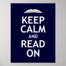 Search for keep calm and read on posters Library