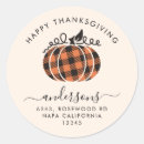 Search for orange address stickers Pumpkin