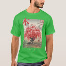 Search for cherry blossoms tshirts Great wave