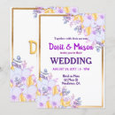 Search for eclectic wedding invitations Gold