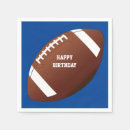 Search for football napkins Blue