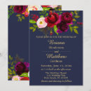 Search for burgundy and navy blue wedding invitations Chic