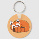 Search for cute red panda key rings Cartoon