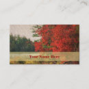 Search for autumn business cards Foliage