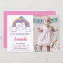 Search for caticorn birthday invitations Rainbow