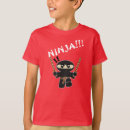 Search for ninja kids tshirts Red