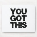 Search for motivational mousepads Typography