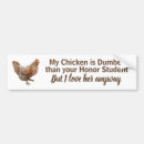 Search for chicken farm bumper stickers Funny