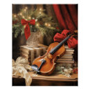 Search for christmas music posters Violin