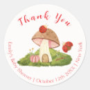 Search for mushroom thank you stickers Whimsical