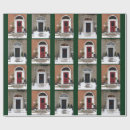 Search for christmas door wrapping paper Snow