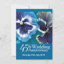 Search for blue sapphire wedding anniversary invitations Party