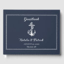 Search for anchor wedding guest books Navy