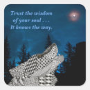 Search for wolf howling moon stickers Wolves