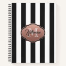 Search for black and white stripes notebooks Pattern