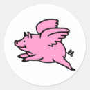 Search for pig flying stickers Animal