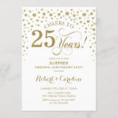 Search for 25th anniversary celebration invitations Elegant