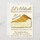 Search for dessert birthday invitations Bakery