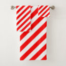 Search for red and white stripes bath towels Decorative