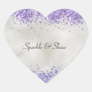 Search for purple and silver stickers For her