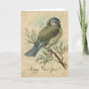 Search for vintage new years cards Blue