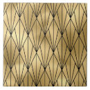 Search for black art deco tiles Gold