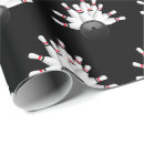 Search for bowling wrapping paper Red